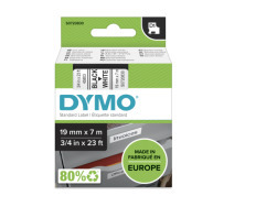 Standardowa taśma Dymo D1 - 19mm x 7m - czarny/biała (S0720830)