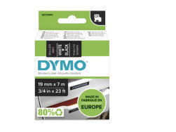 Standardowa taśma Dymo D1 - 19mm x 7m - biały/czarna (S0720910)