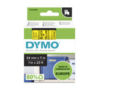 Standardowa taśma Dymo D1 - 24mm x 7m - czarny/żółta (S0720980)