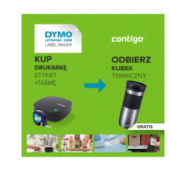 Drukarka DYMO LetraTag  200B przenośna, Bluetooth + GRATIS